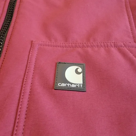 Womens XL Carharrtt Vest Burgundy - Picture 3 of 9